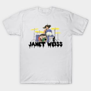 Janet weiss Drummer Amazing T-Shirt